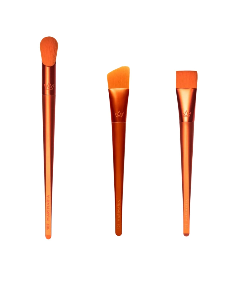 Kit 3 Pincéis, Base e Corretivo